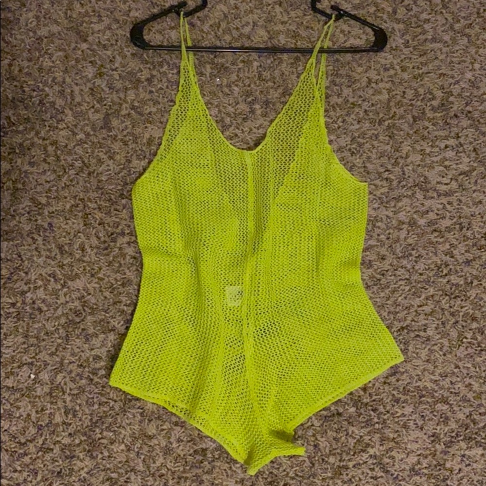 Neon lime romper - Picture 4 of 4